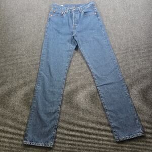 Levi’s 501 Jeans Women’s 26x32 Blue Original Premium Straight Button Fly